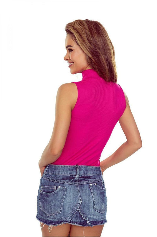 Half Turtleneck No Sleeves Blouse Shop One Place