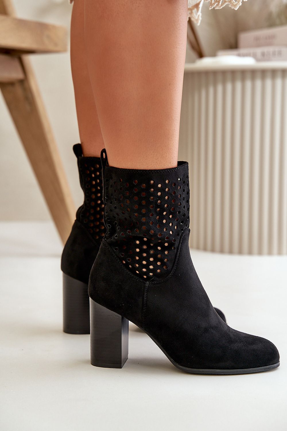 Lacy Upper Eco-Suede Women's Ankle Boots Shop One Place