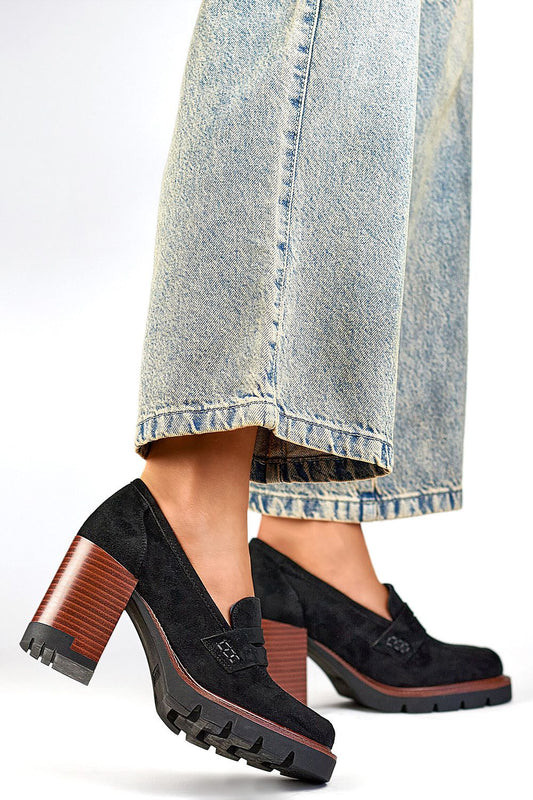 Black Women’s Suede Pumps Shop One Place