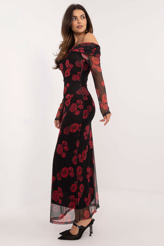 Spanish Neckline Pencil Dress Shop One Place