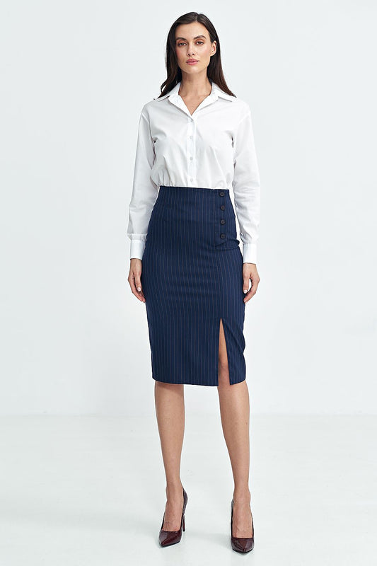Striped Pencil Skirt Shop One Place