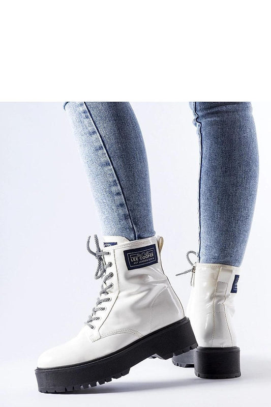 White Lee Cooper Boots Shop One Place