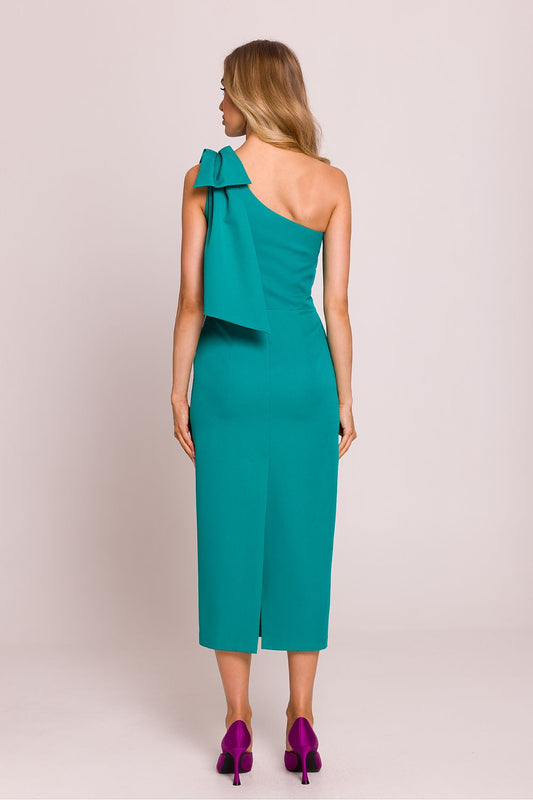 One shoulder bow dress Shop One Place