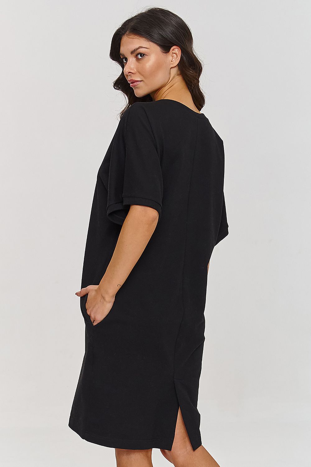 Macadamia Short Wide Sleeve Dress Shop One Place