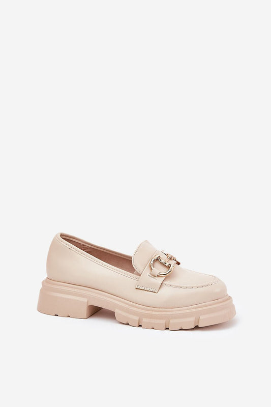 Decorative Gold Buckle Moccasins Shop One Place