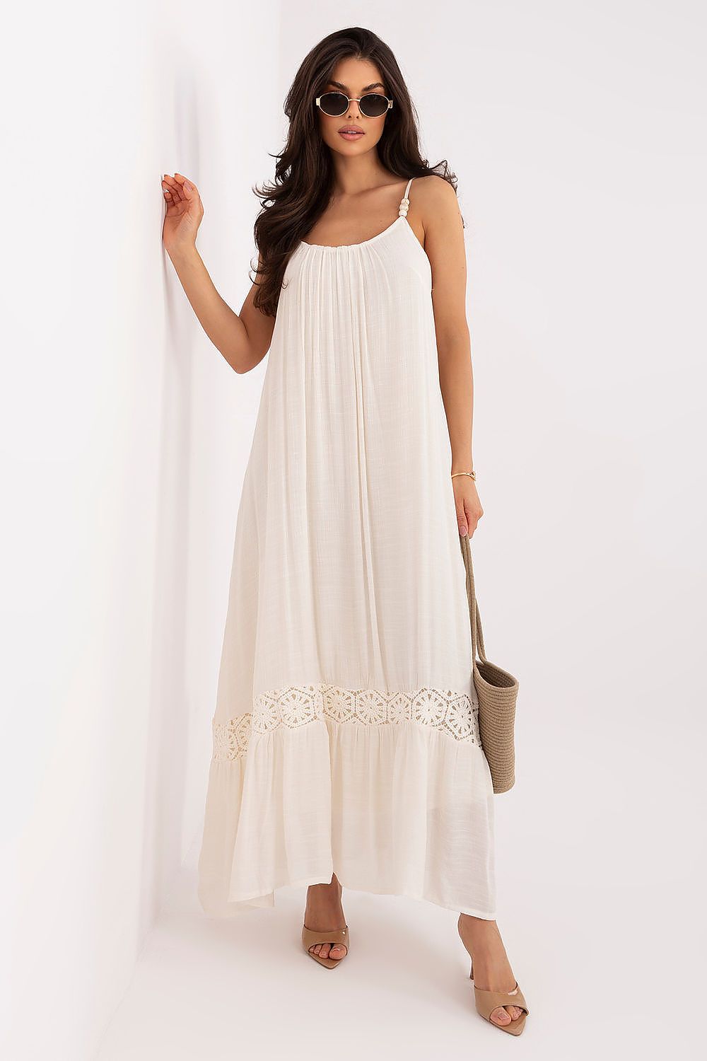 beige khaki dress THE FRANKIE Shop