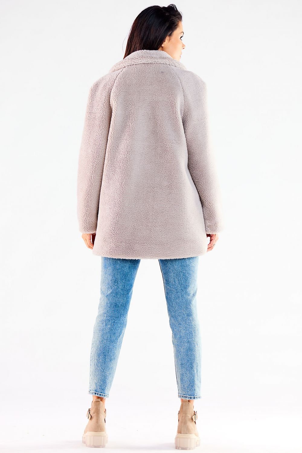 Awama Faux Fur Jacket Shop One Place