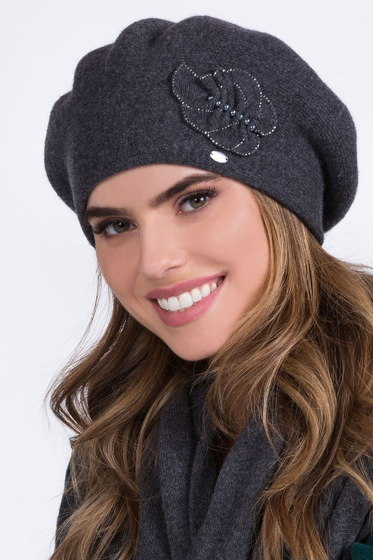 JUSTA Floral Emblem Beret Shop One Place