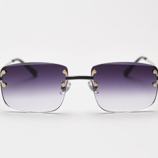 Rimless Gradient Tinted Sunglasses Shop One Place
