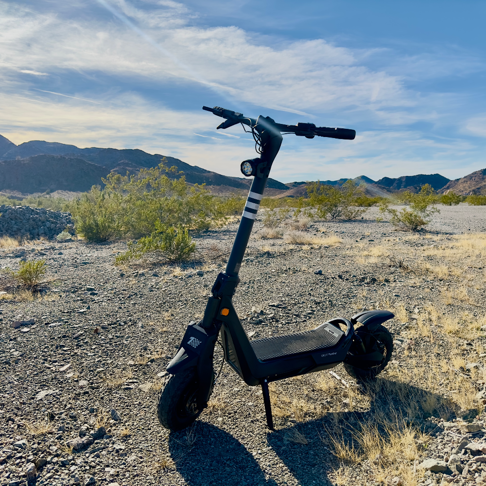 Super Electric Scooter w/31 mi Max Range & 37 mph Max Speed - Black Shop One Place