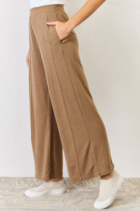 RISEN Ultra Soft Wide Leg Pants Shop One Place