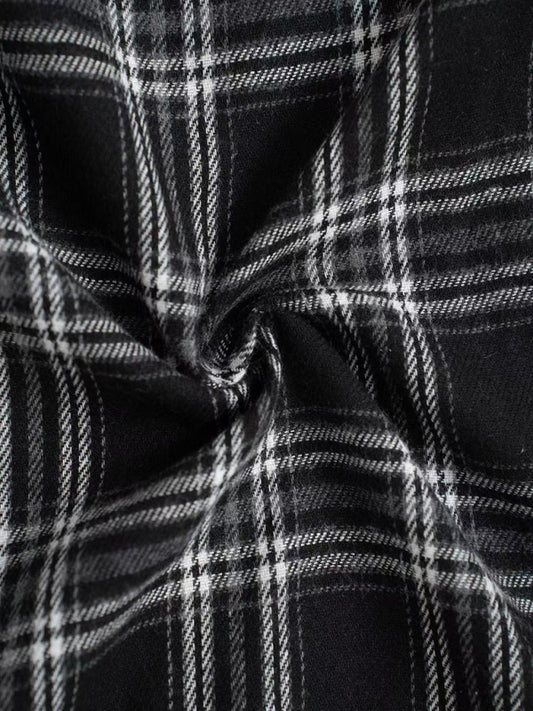 Fashionable daily wear plaid loose casual pants Shop One Place