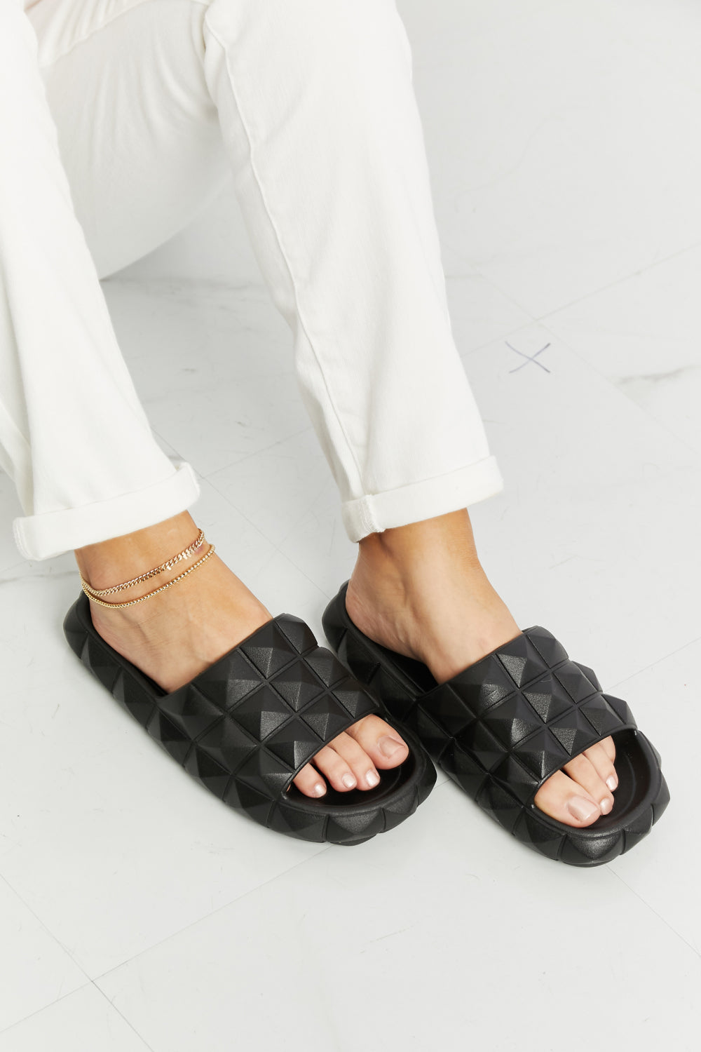 Legend Let's Chill 3D Stud Slide Sandal Shop One Place