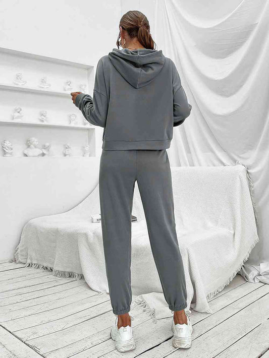 Sports Hoodie and Joggers Set Shop One Place