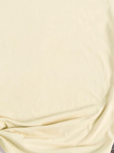 LUCKY Round Neck Short Sleeve T-Shirt Shop One Place