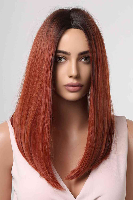 13*2" Full-Machine Wigs Synthetic Mid-Length Straight 27" Shop One Place