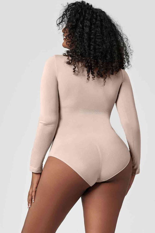 Long Sleeve Shaping Bodysuit Shop One Place