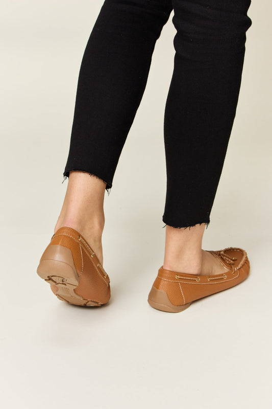 Forever Link Bow Decor Flat Loafers Shop One Place