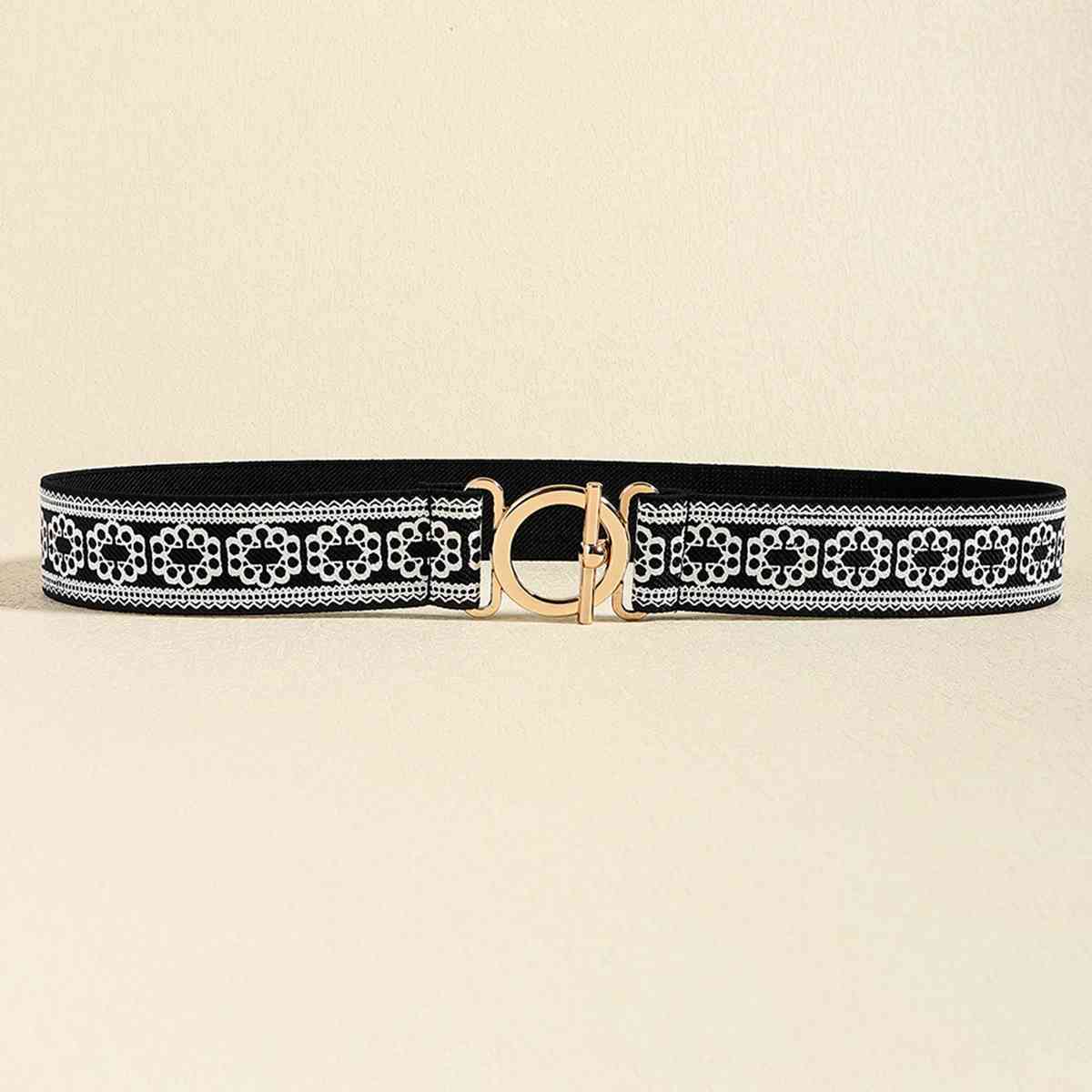 Toggle Clasp Elastic Belt Shop One Place
