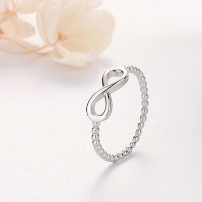 Number 8 Zircon 925 Sterling Silver Ring Shop One Place