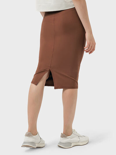 Slit Wrap Active Skirt Shop One Place