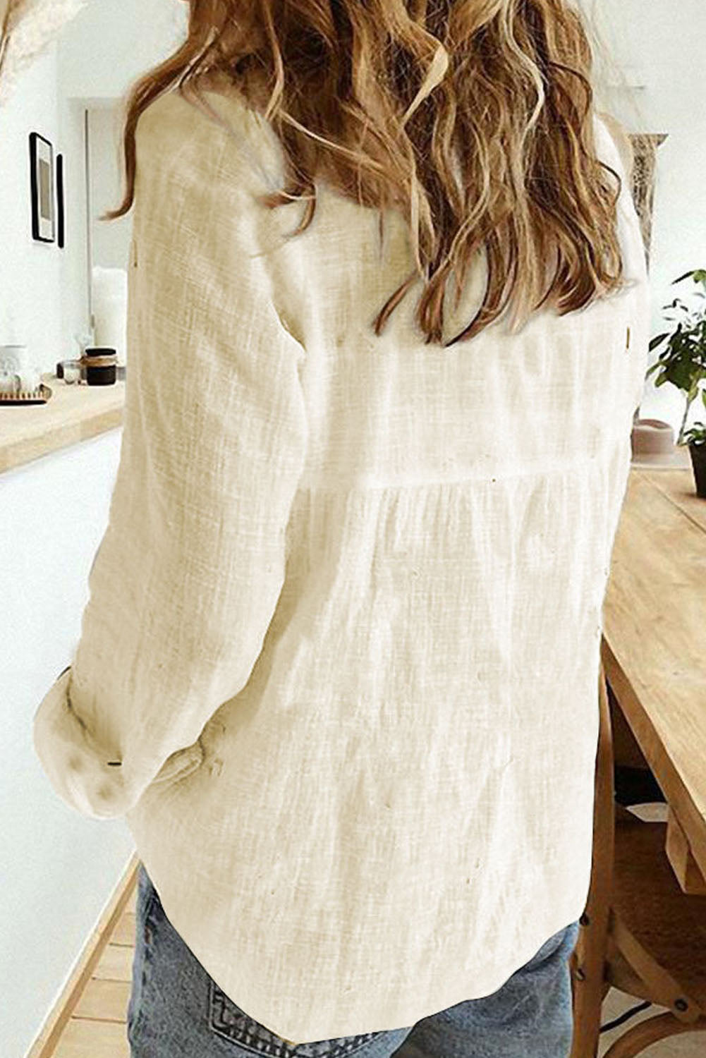 Button Up Long Sleeve Shirt Shop One Place
