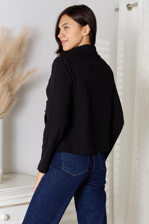 Culture Code Full Size Zip-Up Jacket with Pockets Shop One Place