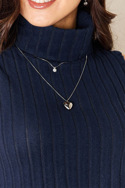 Basic Bae Full Size Ribbed Turtleneck Tank Shop One Place