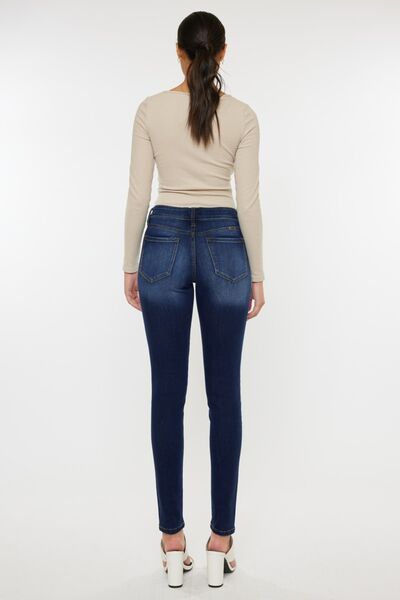 Kancan Mid Rise Gradient Skinny Jeans Shop One Place