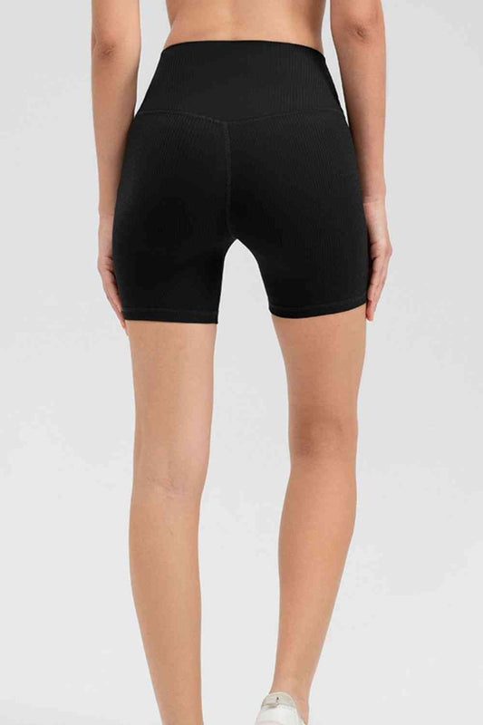 Wide Waistband Slim Fit Sports Shorts Shop One Place