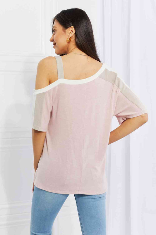 Andree by Unit Full Size Something Simple Cold Shoulder Tee Shop One Place