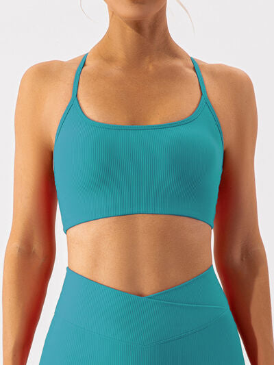 Spaghetti Strap Active Bra Shop One Place