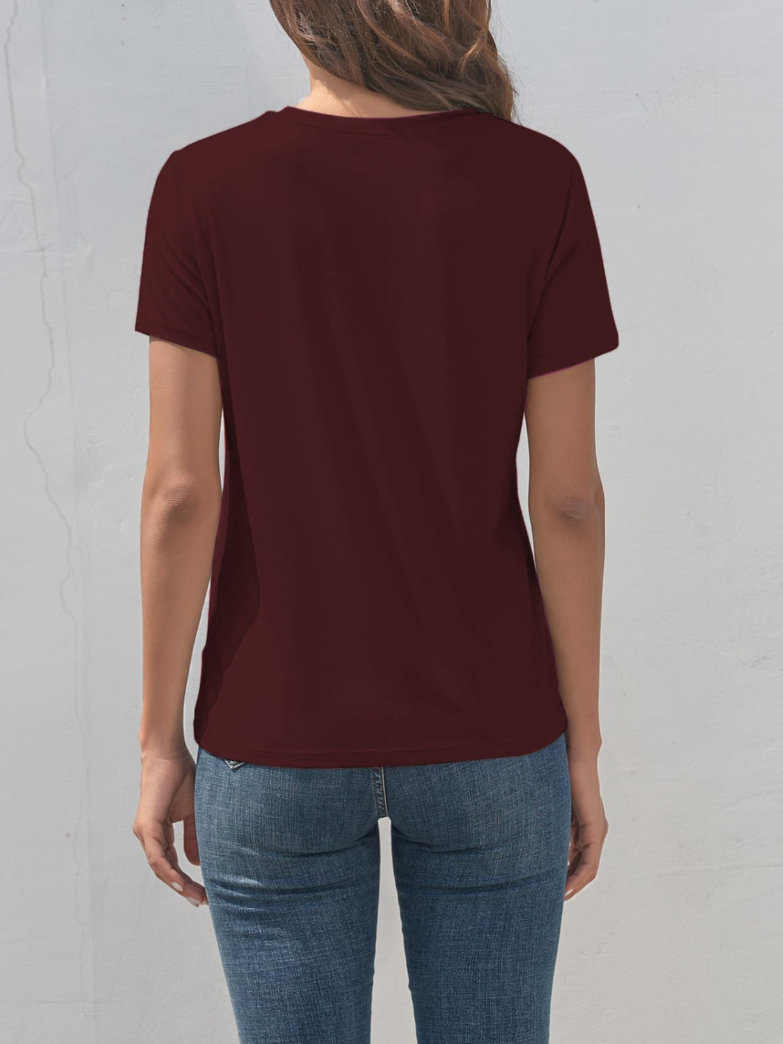 Cat Round Neck Short Sleeve T-Shirt Shop One Place