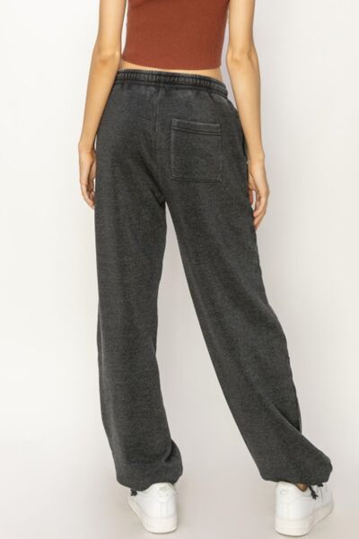 HYFVE Stitched Design Drawstring Sweatpants Shop One Place