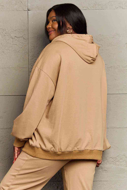 Simply Love Simply Love Full Size DEAR MAMA Flower Graphic Hoodie Shop One Place