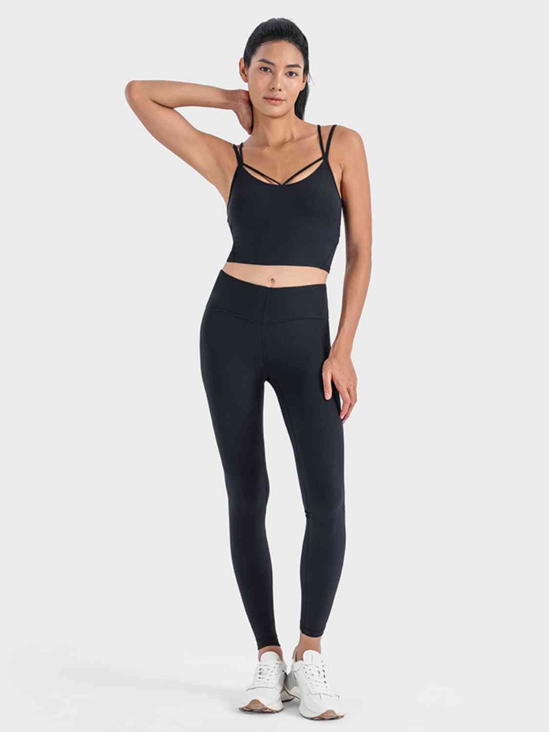 Double Strap Ribbed Sports Cami Shop One Place