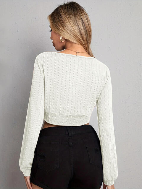 V Neck Crop Top Shop One Place