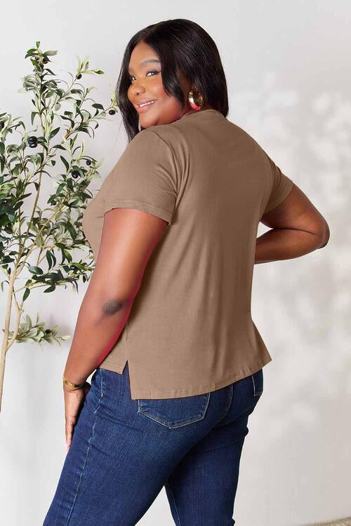 Basic Bae Full Size Round Neck Short Sleeve T-Shirt Shop One Place
