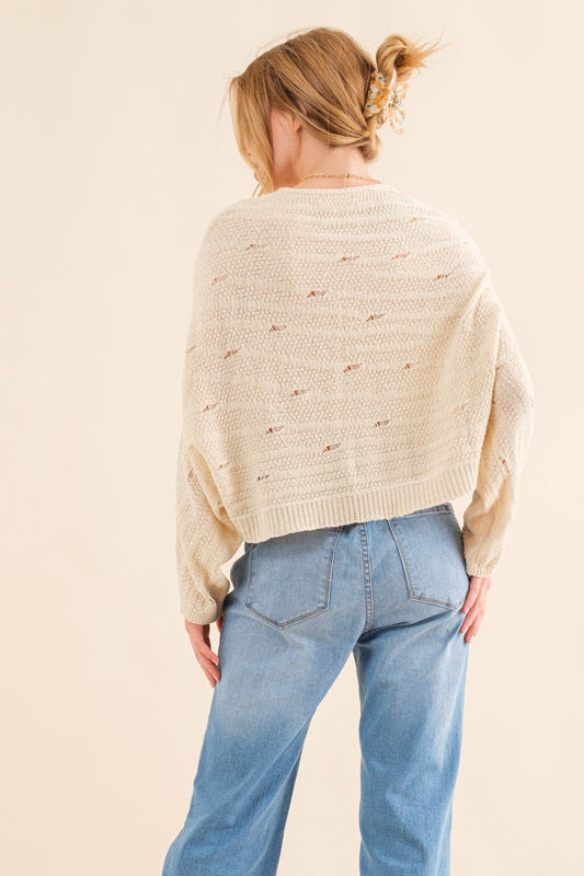 And The Why Dolman Sleeves Sweater Shop One Place