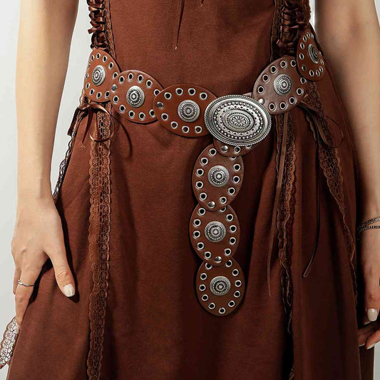 Oval PU Belt Shop One Place