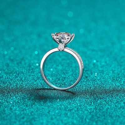 3 Carat Moissanite 925 Sterling Silver Ring Shop One Place