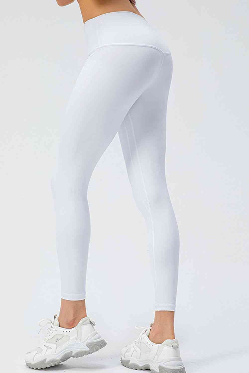 Wide Waistband Slim Fit Active Leggings Shop One Place