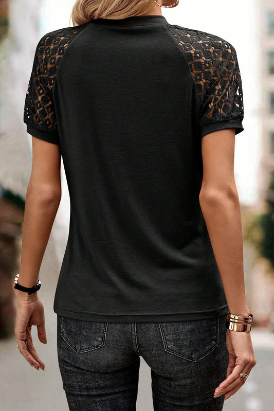 Round Neck Short Sleeve T-Shirt Shop One Place