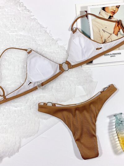 Plunge Spaghetti Strap Swim Set Shop One Place