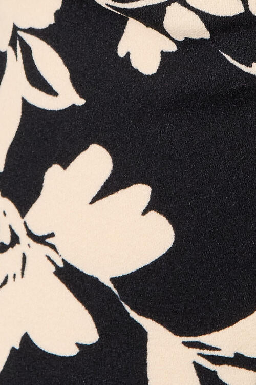 Heimish Full Size High Waist Floral Flare Pants Shop One Place