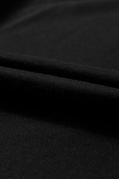 Round Neck Dropped Shoulder Mini Dress Shop One Place