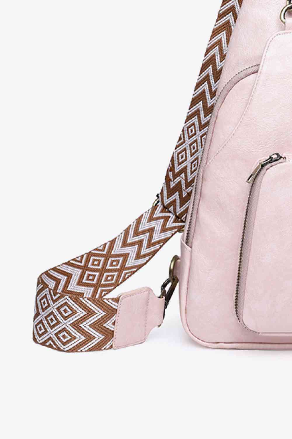 Adored Take A Trip PU Leather Sling Bag Shop One Place