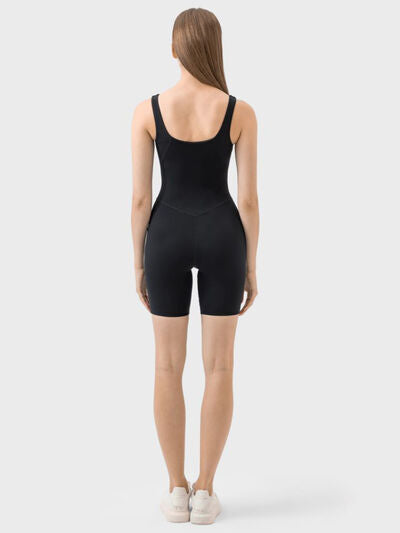Wide Strap Active Romper Shop One Place