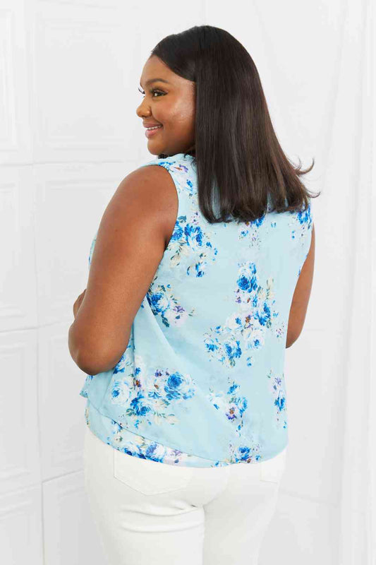 Sew In Love Off To Brunch Full Size Floral Tank Top Shop One Place