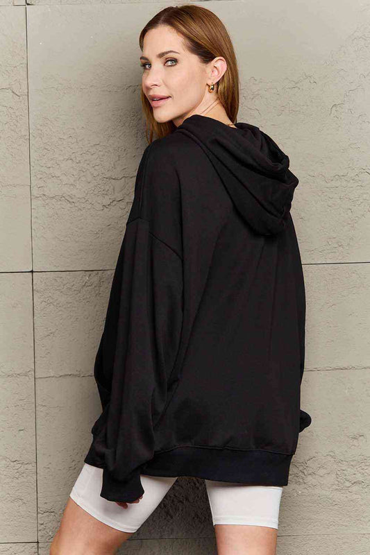 Simply Love Simply Love Full Size Butterfly and Flower Graphic Hoodie Shop One Place